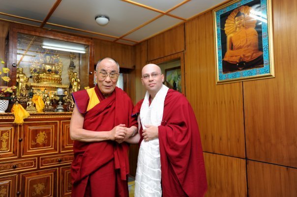 HH Dalai Lama & Clarke Scott