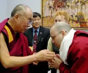 Meeting the Dalai Lama for the second time